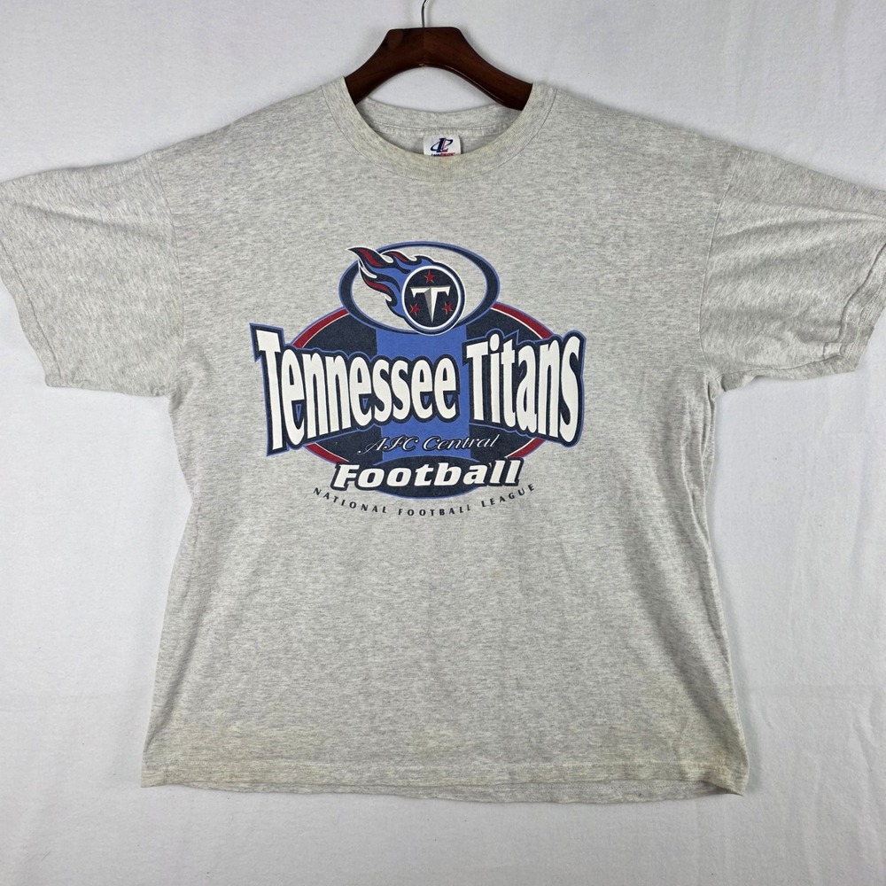 Logo Athletic Men's Vintage Tennessee Titans AFC Central Football T-Shirt Sz XL